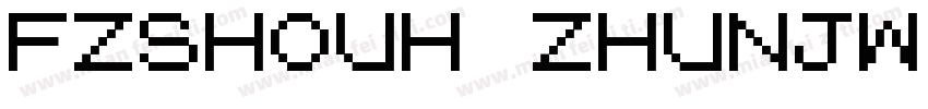 FZSHOUH_ZHUNJW GB10字体转换